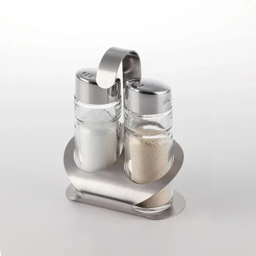 Provence Soľnička a korenička, sklo-nerez