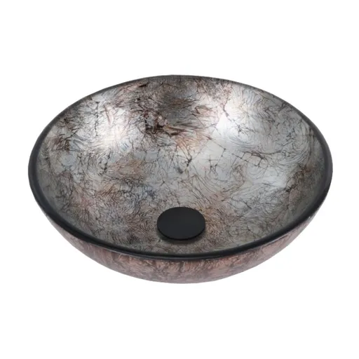 OLSEN SPA - Sklenené umývadlo na dosku UTRECHT 42×13 cm OLKLTG319