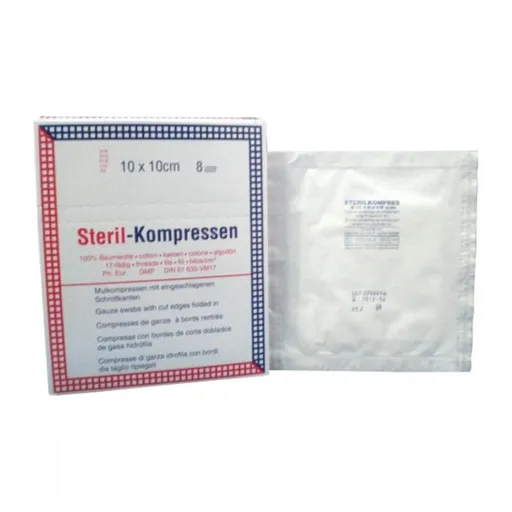 STERIWUND Gáza hydrofilná kompresia sterilná 10 x 10 cm 5 kusov
