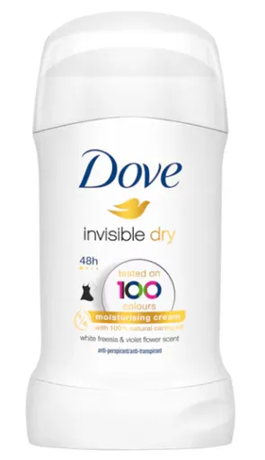 DOVE INVISIBLE DRY - Tuhý antiperspirant 40 ml