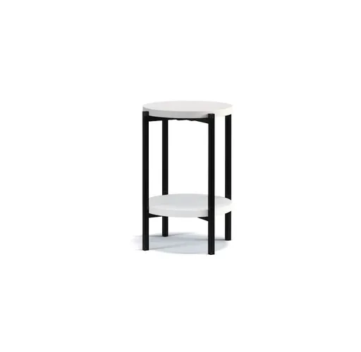 ArtGiB Príručný stolík SIGMA D SM-04 | biely mat