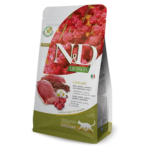 N&D Quinoa Urinary Duck & Cranberry pre mačky 1,5 kg