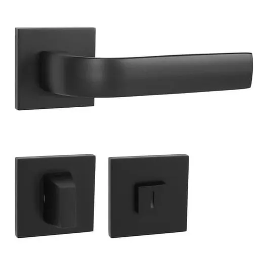 Kľučka Naturel Cynthia HR SQ6 čierna WC CYNTHIAHRSQ6BSWC