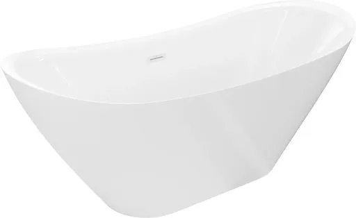 MEXEN - LOTOS voľne stojaca vaňa 180x75, biela bez krytky prepadu a zátky 52051707700-SS
