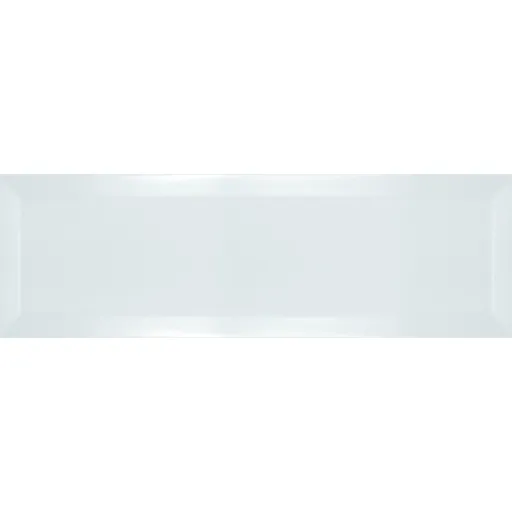 Obklad Ribesalbes Chic Colors blanco bisel 10x30 cm mat CHICC1301