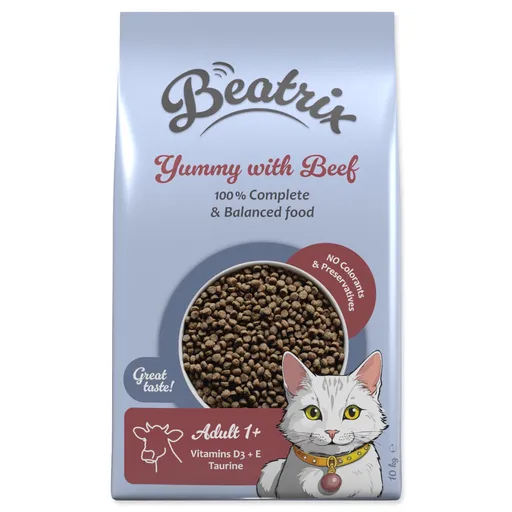Beatrix Adult Cat s hovädzím 10 kg