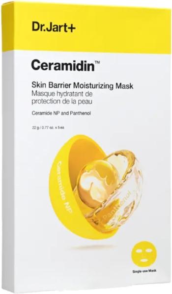Dr. Jart+ Hydratačná a posilňujúca pleťová maska Ceramidin (Skin Barrier Moisturizing Mask) 5 x 22 g