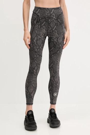 Tréningové legíny adidas by Stella McCartney TruePurpose šedá farba, vzorované, JM8457