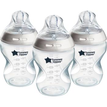 Tommee Tippee Natural Start Anti-Colic önsterilizáló cumisüveg Slow Flow 0m+ 3x260 ml