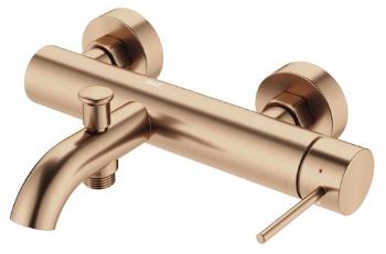 Vaňová batéria SAT Aurum bez sprchového setu 150 mm brúsená rose gold SATBAUR222BRG