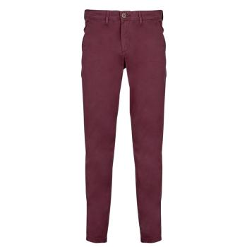 Jack & Jones  JJMARCO JJBOWIE SA  Nohavice Chinos/Nohavice Carrot Bordová