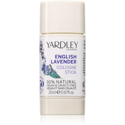 Yardley English Lavender tuhý dezodorant s parfumáciou 20 ml