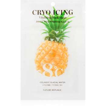 NATURE REPUBLIC Cryo Icing Vitalizing Mask Sheet hydratačná a rozjasňujúca maska s upokojujúcim účinkom 27 ml