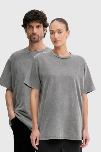 Bavlnené tričko MICHAEL Michael Kors šedá farba, melanžové, UR552JM36A
