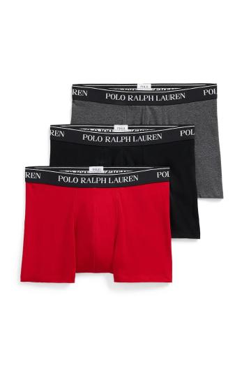 Boxerky Polo Ralph Lauren 3-pak pánske, červená farba, 714830299