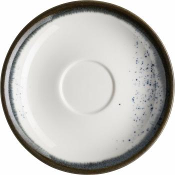 Mäser Espresso tanier Pintar Biele modré bodky 13cm, S