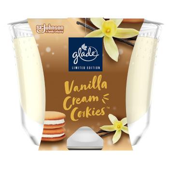 GLADE Vonná sviečka Vanilla Cream cookies 204 g