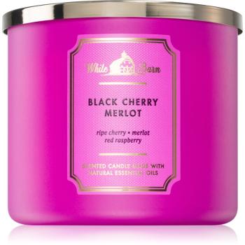 Bath & Body Works Black Cherry Merlot vonná sviečka 411 g