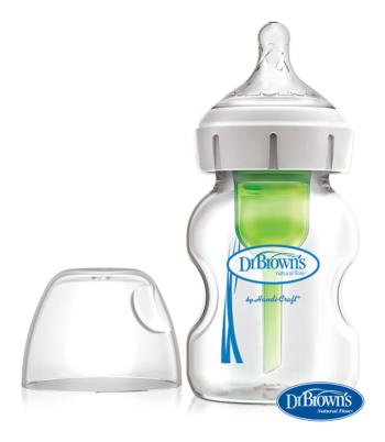 DR.BROWN'S Fľaša antikolik Options+ široké hrdlo 150 ml sklo,DR.BROWN'S Fľaša antikolik Options+ široké hrdlo 150 ml sklo