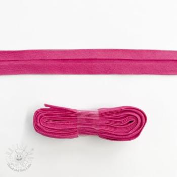 Lemovací prúžok bavlna - 3 m fuchsia