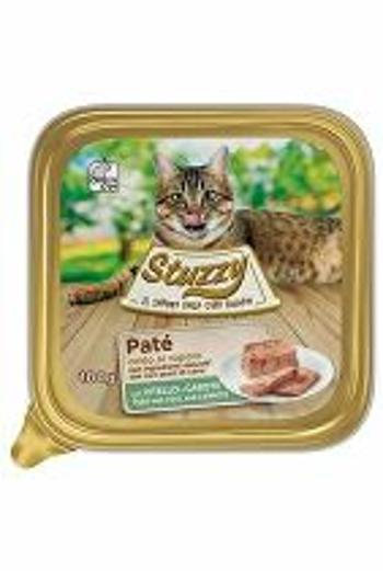 Stuzzy Cat Zápory. Dospelý Paté teľacie/mrkva 100g + Množstevná zľava