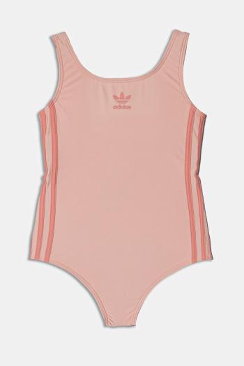 Jednodielne detské plavky adidas Performance ružová farba, JC6253