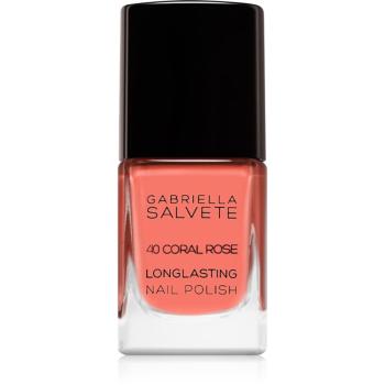 Gabriella Salvete Longlasting Enamel dlhotrvajúci lak na nechty s vysokým leskom odtieň 40 Coral Rose 11 ml