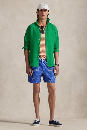 Plavkové šortky Polo Ralph Lauren fialová farba, 710963331