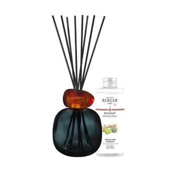Maison Berger Paris Darčeková sada aróma difuzér Mineral Black + náplň Wilderness 180 ml