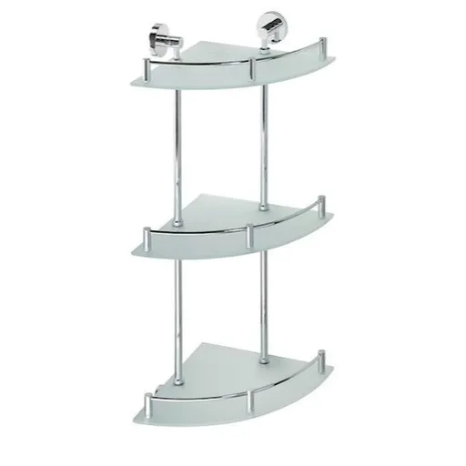 Bemeta Omega rohová polička chróm 104202152