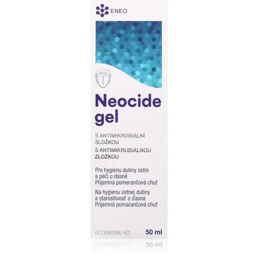 ENEO Neocide Gel 0,1 % ústny gél s antimikrobiálnou prísadou príchuť Orange 50 ml