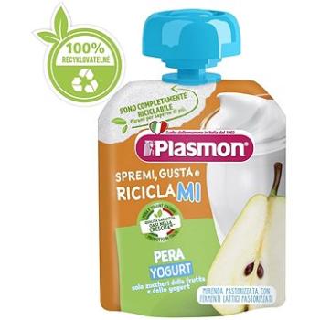 PLASMON bezlepková ovocno-jogurtová, hruška 85 g, 6 mes.+ (8001040416907)