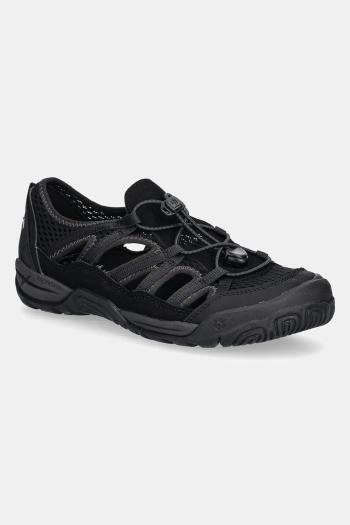 Detské sandále Jack Wolfskin LEVENTE SANDAL K čierna farba, A64080