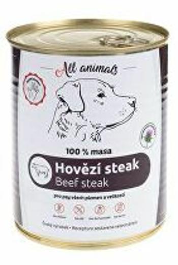 Hovädzí steak All Animals DOG 800g + Množstevná zľava