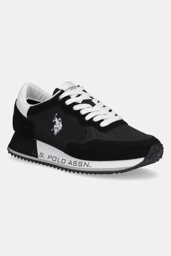Tenisky U.S. Polo Assn. CLEEF pánske, čierna farba, CLEEF006M/5NS1
