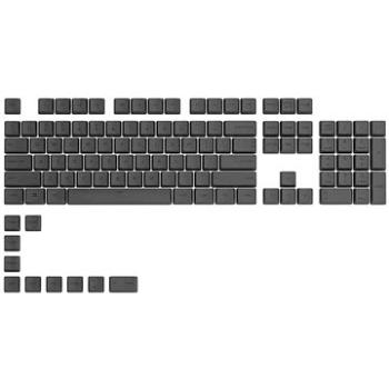 Glorious PC Gaming Race GPBT Keycaps – 114 PBT, ANSI, US-Layout, Black Ash (GLO-KC-GPBT-B)