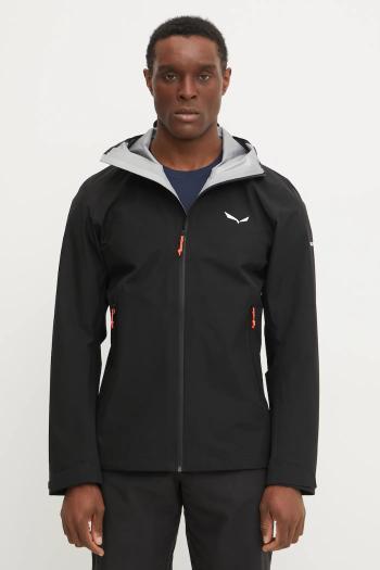 Turistická bunda Salewa Puez GTX 3L čierna farba, gore-tex, 00.0000029090