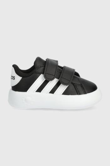 Detské tenisky adidas GRAND COURT 2.0 CF I čierna farba