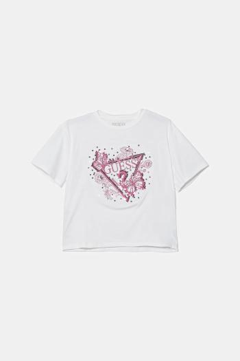 Detské tričko Guess biela farba, J5YI35 K6YW4