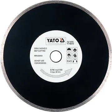 Yato Kotúč diamantový 230 × 22,2 × 2,7 mm hladký (5906083960154)