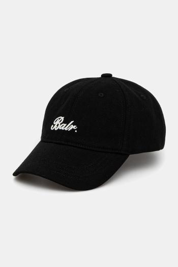 Bavlnená šiltovka BALR. čierna farba, s nášivkou, B6110.1080