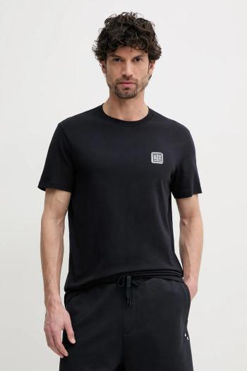 Bavlnené tričko Armani Exchange pánske, tmavomodrá farba, jednofarebné, XM000546 AF10361