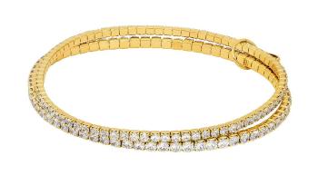 Michael Kors Dvojitý tenisový náramok so zirkónmi Brilliance Kors MKJ8359CZ710