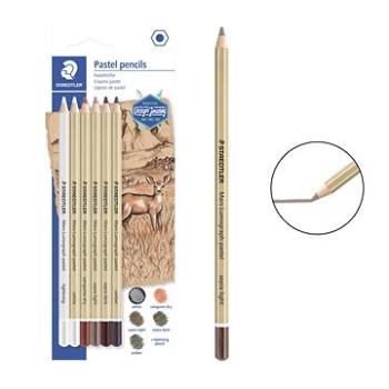 Staedtler Mars Lumograph šesťhranná pastelová – sada 6 farieb (4007817052112)