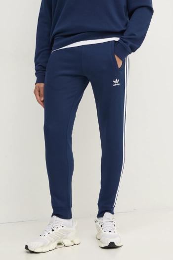 Tepláky adidas Originals 3-Stripes tmavomodrá farba, s nášivkou, IM9319