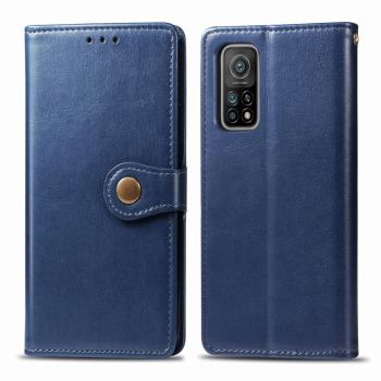 LEATHER BUCKLE Peňaženkový obal Xiaomi Mi 10T / Mi 10T Pro modrý