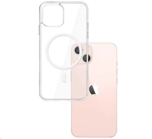 3mk ochranný kryt Magcase pre Apple iPhone 15, číra