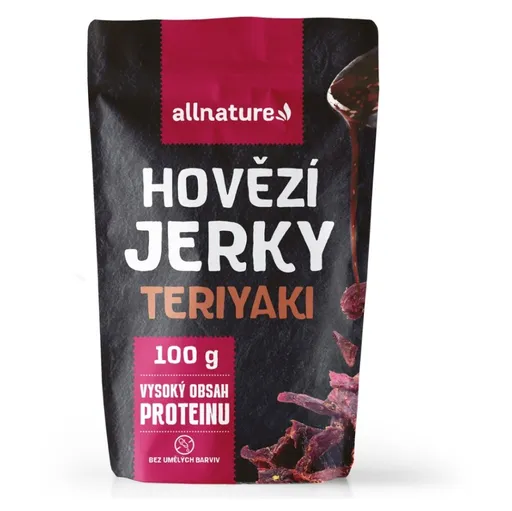 ALLNATURE Beef Teriyaki Jerky sušené mäso 100 g