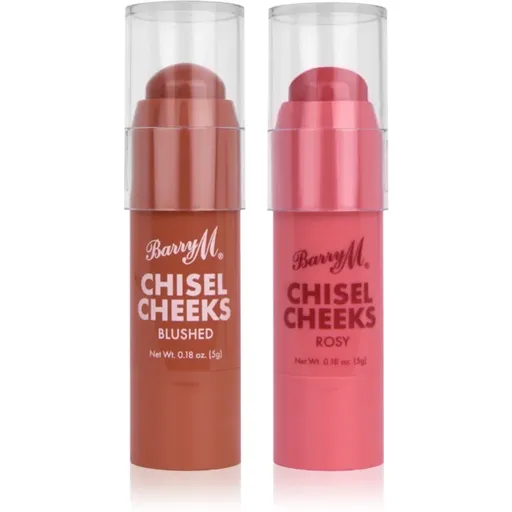 Barry M Chisel Cheeks krémová lícenka v tyčinke duo balení 2x5 g