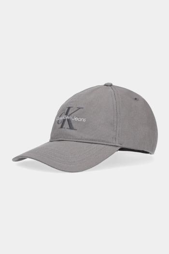 Bavlnená šiltovka Calvin Klein Jeans červená farba, s nášivkou, LV04G5004G